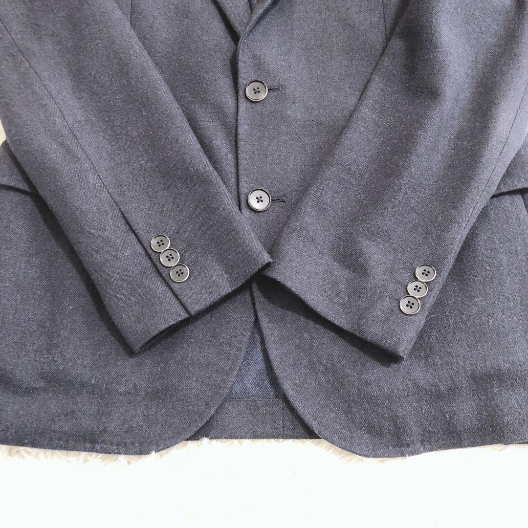 大きいサイズLL✨エトンネ スーツ セットアップ ビジネス セレモニー濃紺伊生地