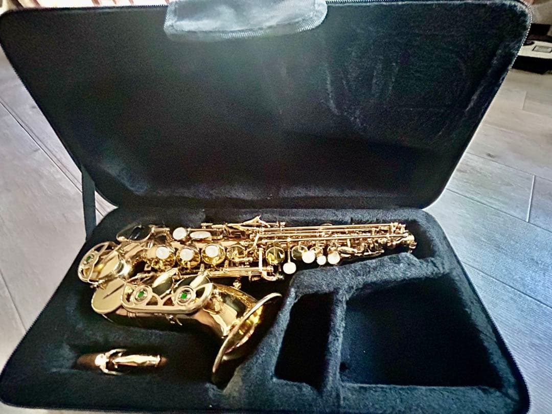 美品　Playtech カーブドソプラノサックス