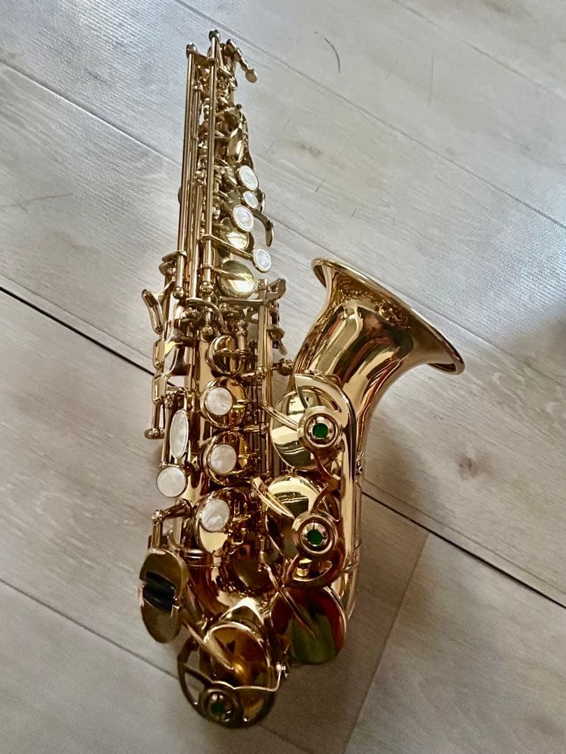 美品　Playtech カーブドソプラノサックス