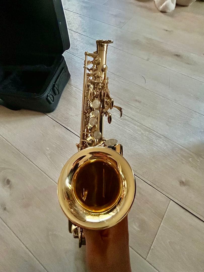 美品　Playtech カーブドソプラノサックス