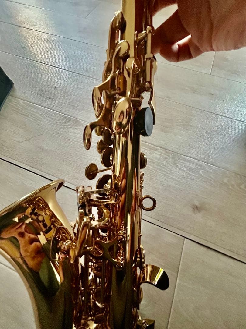 美品　Playtech カーブドソプラノサックス