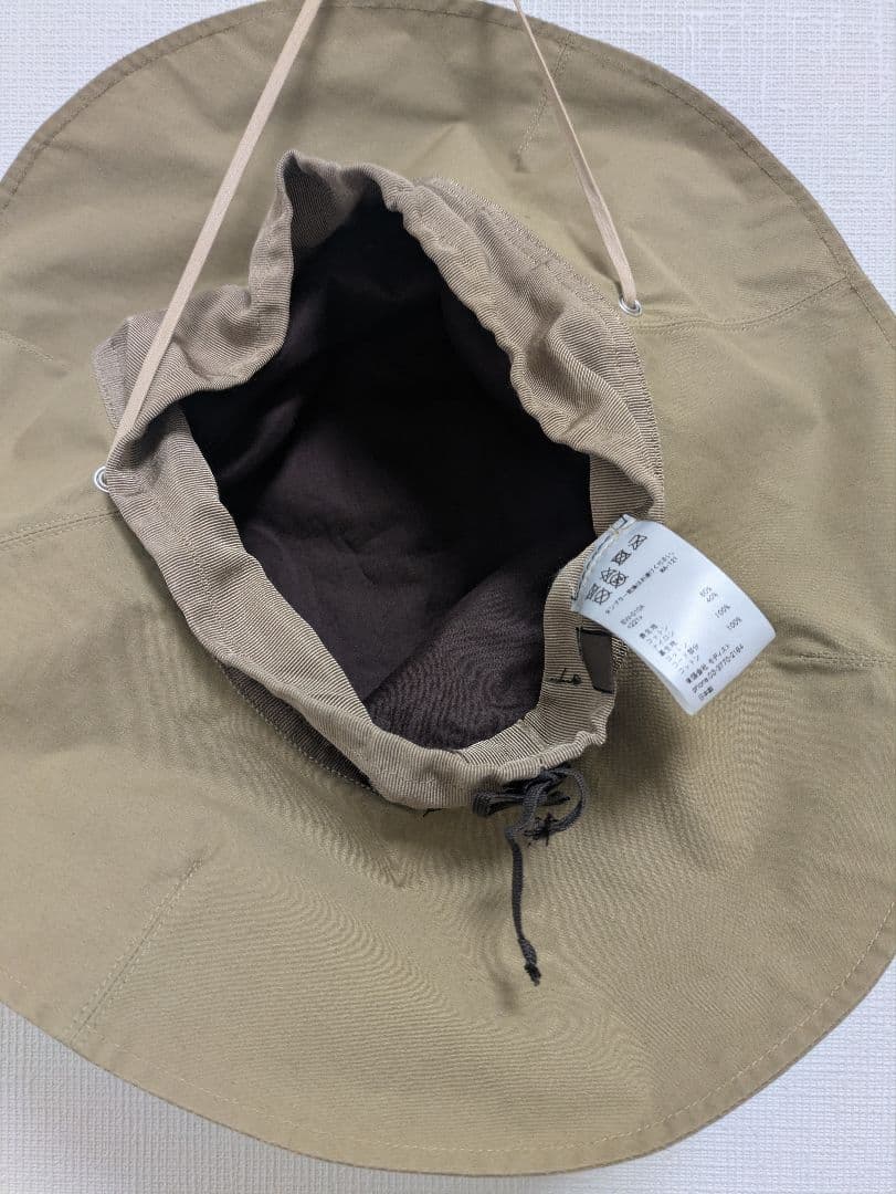 ☆未使用☆KIJIMA TAKAYUKI ナイロンサファリハット