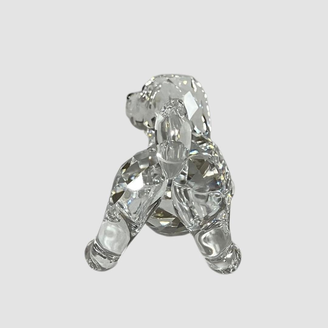 超美品　SWAROVSKI スワロフスキー クリスタル ラブラドール　子犬　置物
