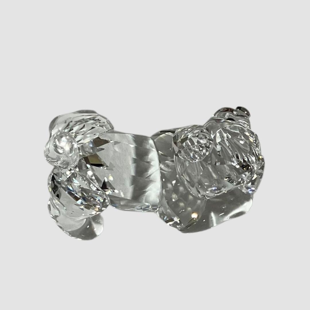 超美品　SWAROVSKI スワロフスキー クリスタル ラブラドール　子犬　置物