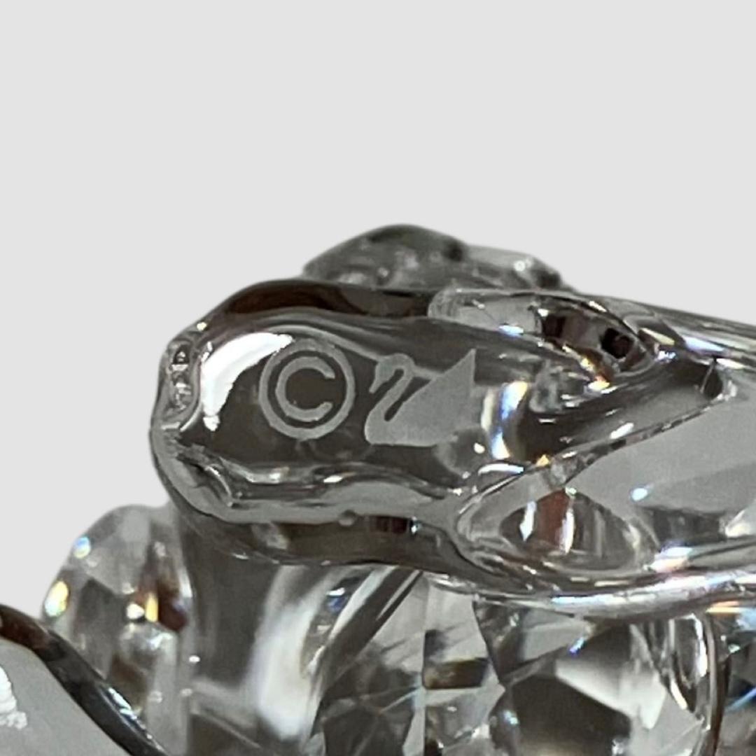 超美品　SWAROVSKI スワロフスキー クリスタル ラブラドール　子犬　置物