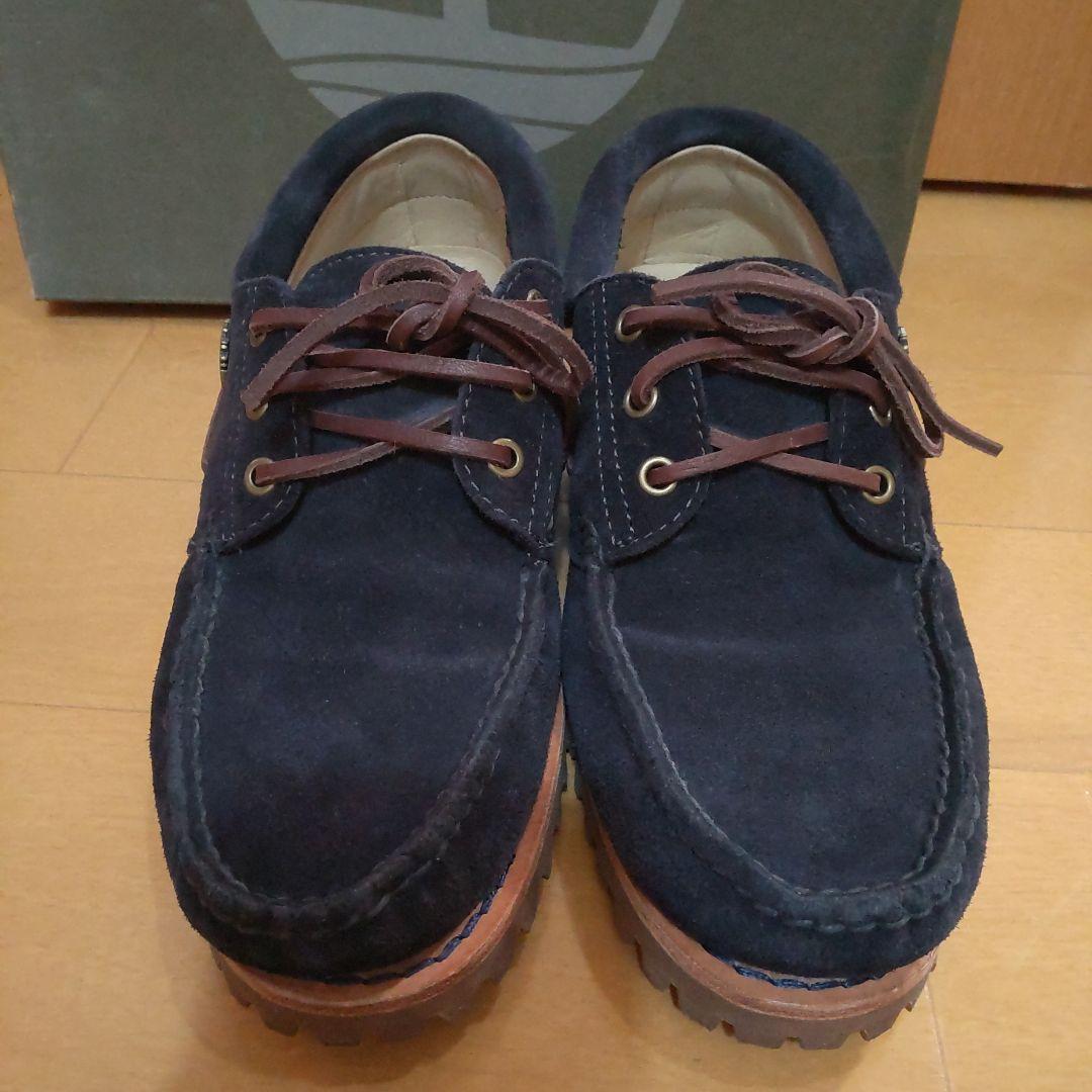 【ケア済】Timberland 3eye クラシック スウェード ダークブルー