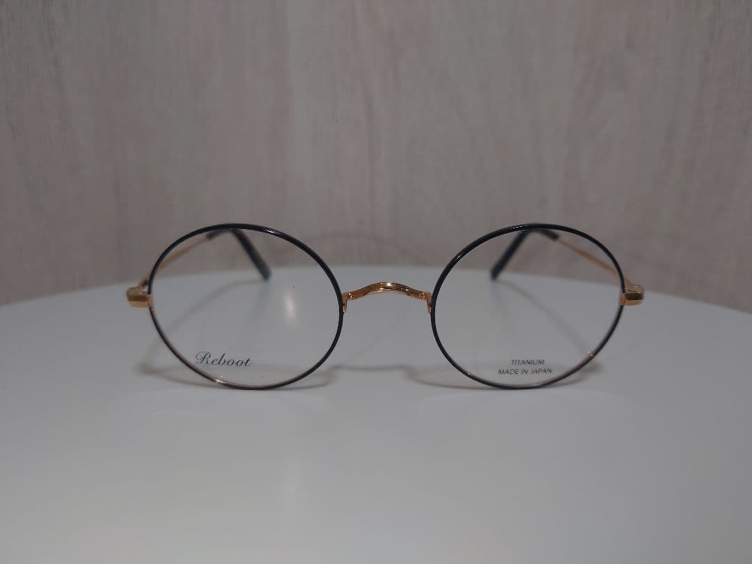 新品　チタンフレーム　Reboot948　美品　メガネ