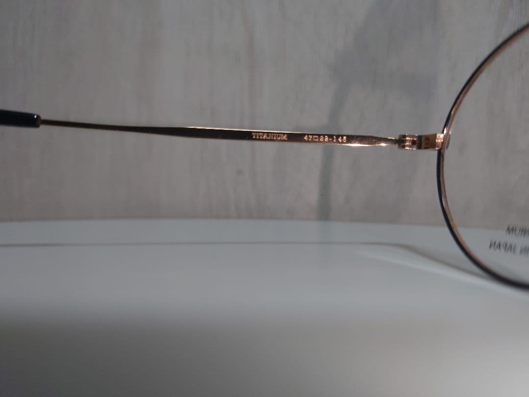 新品　チタンフレーム　Reboot948　美品　メガネ