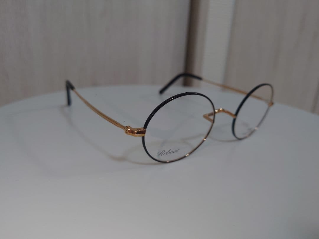 新品　チタンフレーム　Reboot948　美品　メガネ