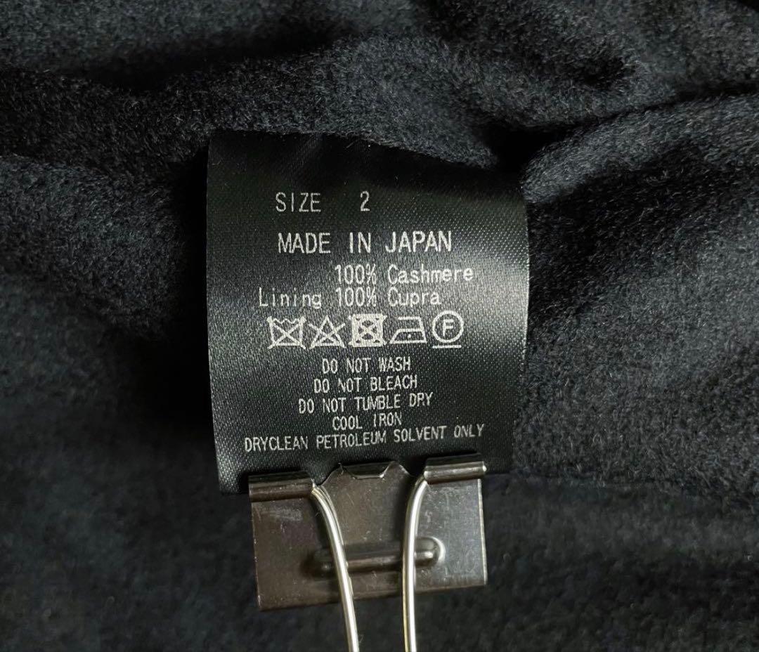 MARKAWARE マーカウェア カシミヤ ワイド スラックス 2タック 黒系