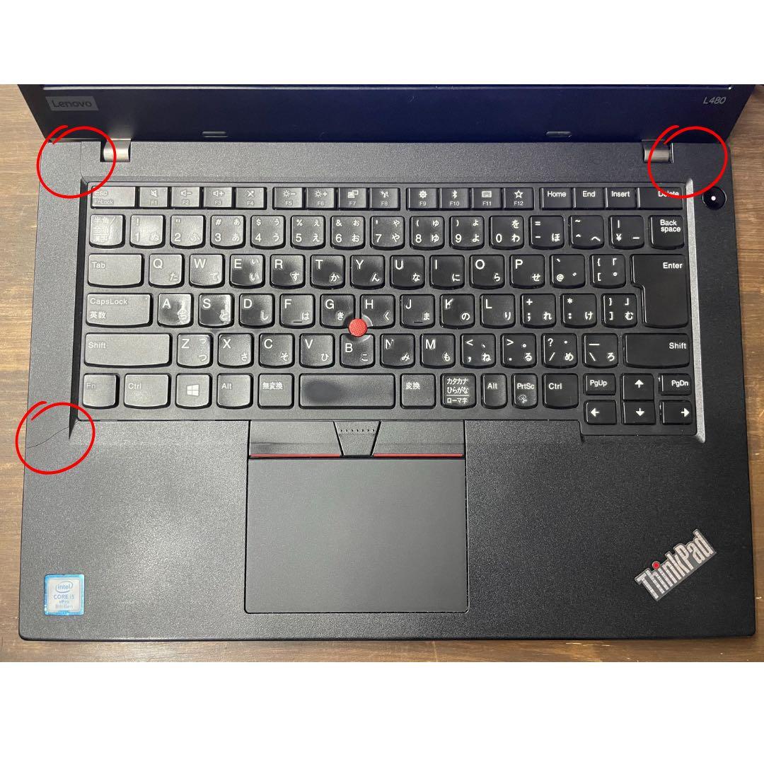 Windowsノート本体 ThinkPad L480 i5 16GB SSD256GB Win11pro