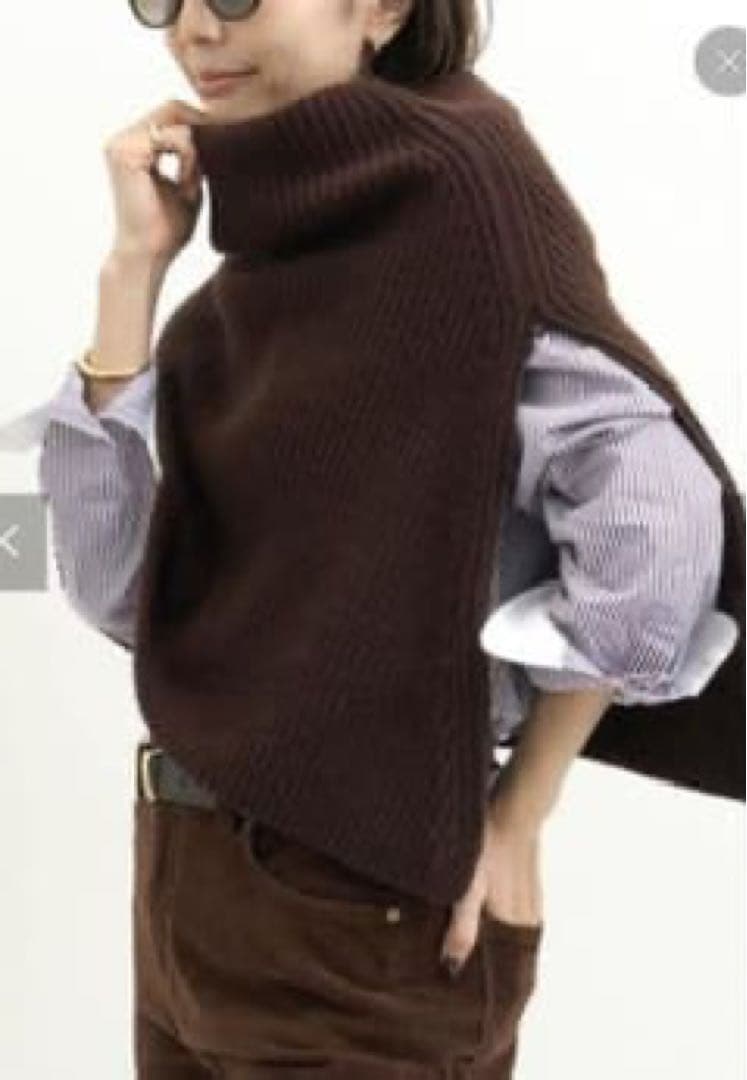 L'Appartement GOOD GRIEF リブニットスヌード