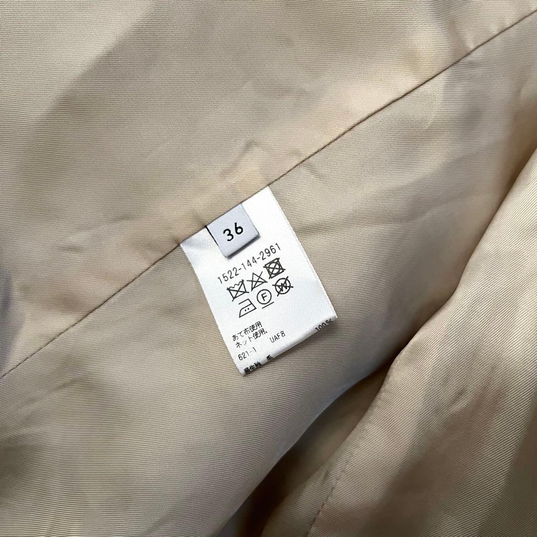 ユナイテッドアローズ 金ボタン ダブル テーラードジャケット ベージュ ウール