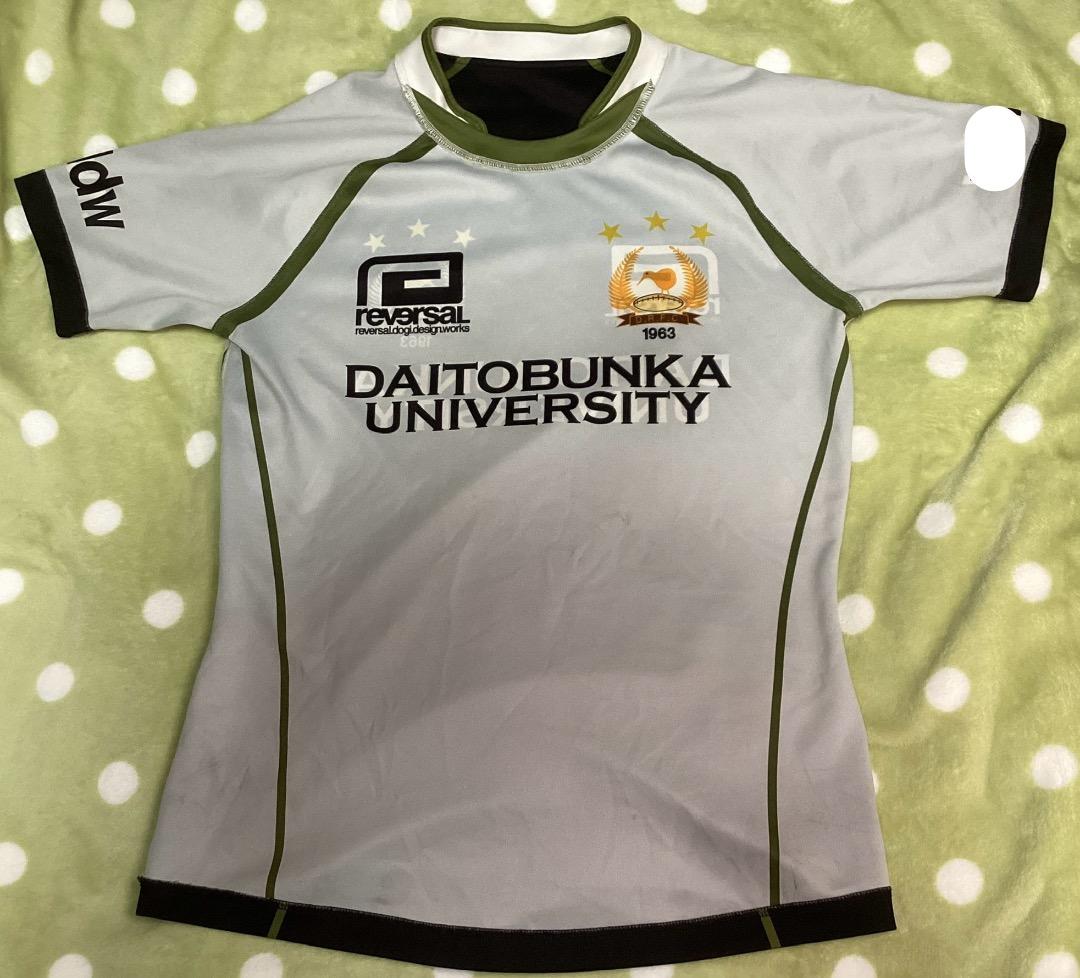 大東文化大ラグビー部　L ジャージ　短パン　セット　黒　リバーサル　ラグパン