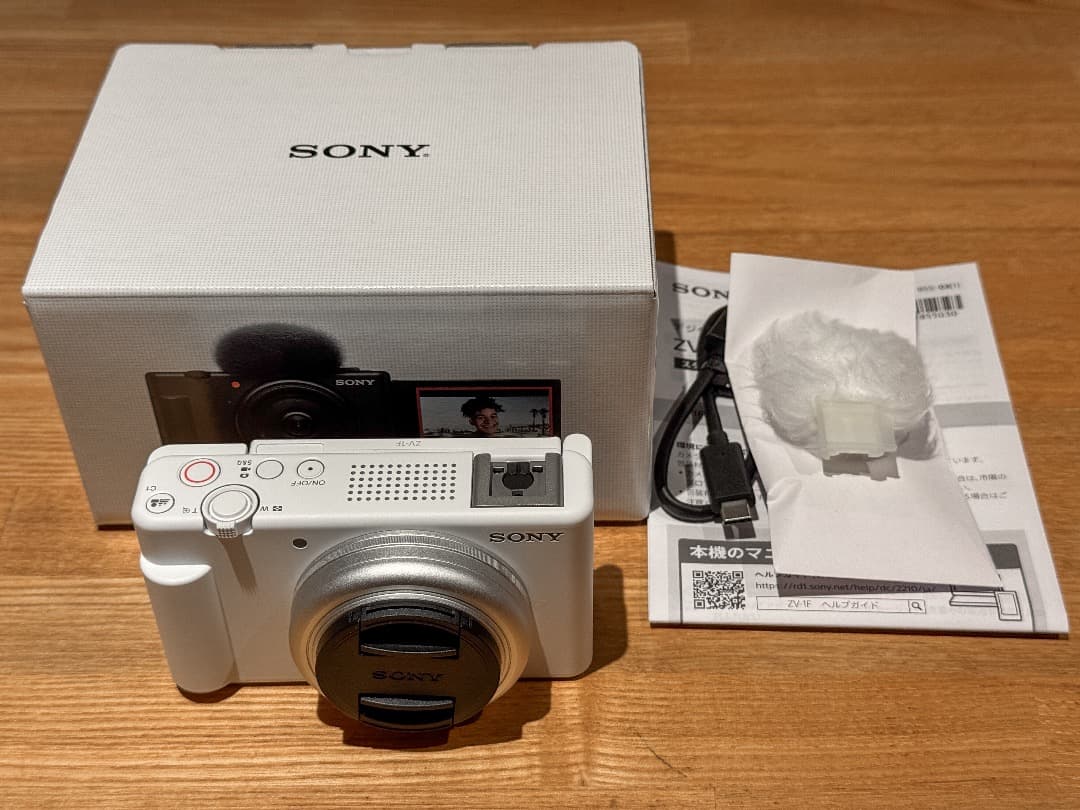ソニー / Vlog用カメラ/ ZV-1F ホワイト　新品同様品