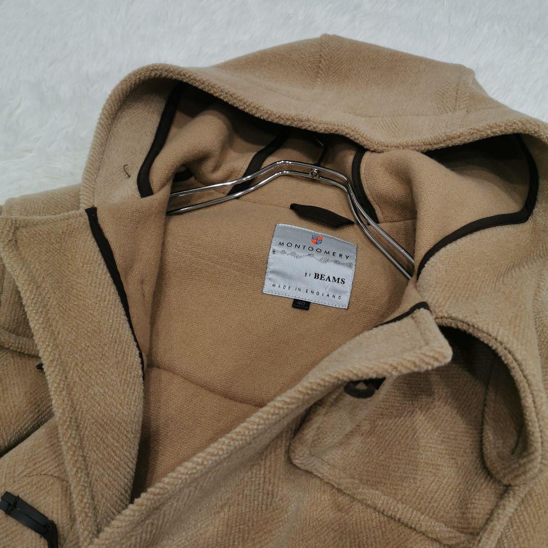 未使用級 モンゴメリー ビームス別注 ヘリンボーン ダッフルコート Lサイズ