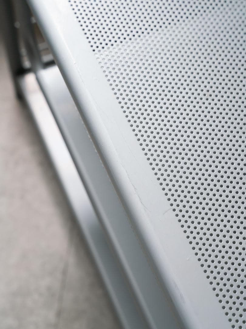 80-90's vintage パンチングメタル テーブル/TVボード モダン