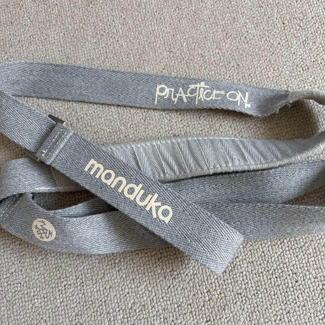 富*む様 manduka ヨガマット サンド　プロ6mm ストラップ付き