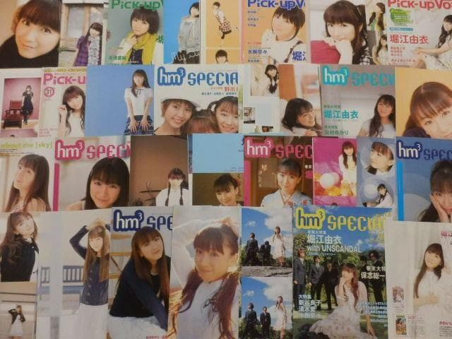 切り抜き◆堀江由衣 471ページ(声優/大量/声グラ ボイスアニメージュ他雑誌)