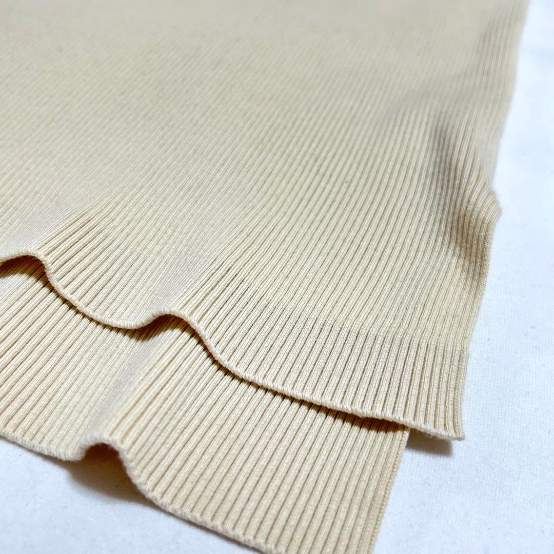 AURALEE x ロンハーマン ギザボートネック プルオーバーリブカットソー0