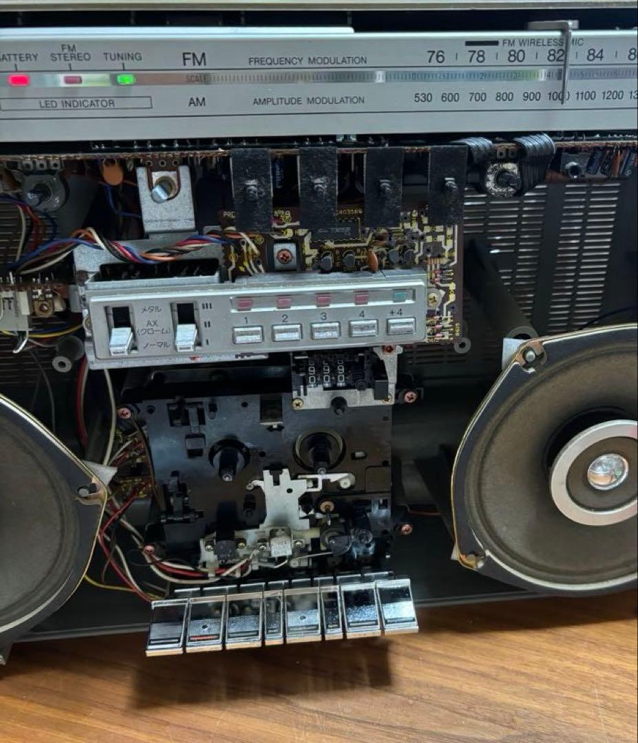 東芝ステレオラジオカセットレコーダー RT-8980SM ビンテージ　昭和レトロ