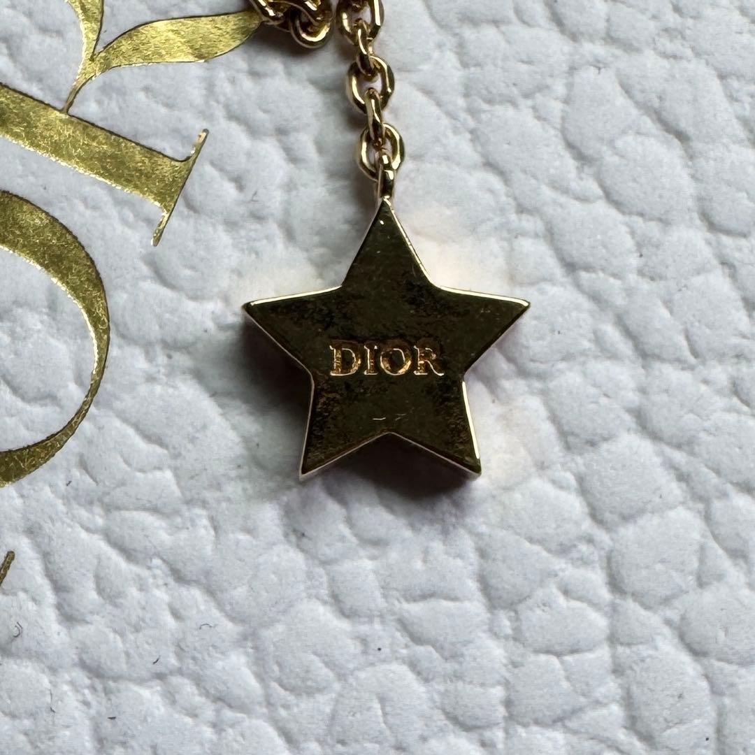 美品クリスチャンディオール GPゴールド チェーン スター CDロゴ　片耳