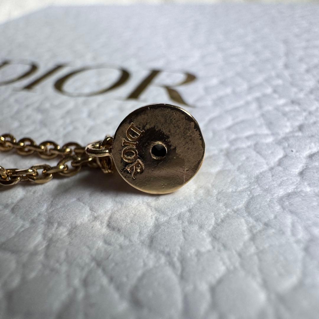 美品クリスチャンディオール GPゴールド チェーン スター CDロゴ　片耳