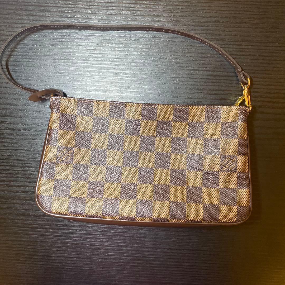 ね*︎様 ルイヴィトン ダミエ アクセサリーポーチ ミニ 正規品 美品