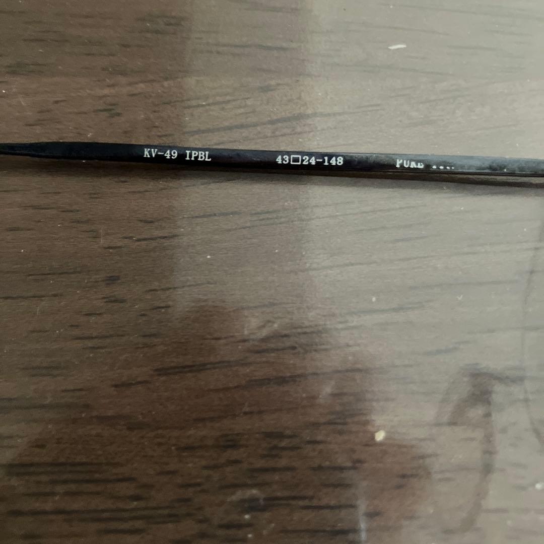 金子眼鏡 KV49 IPBL【最終値下げ】