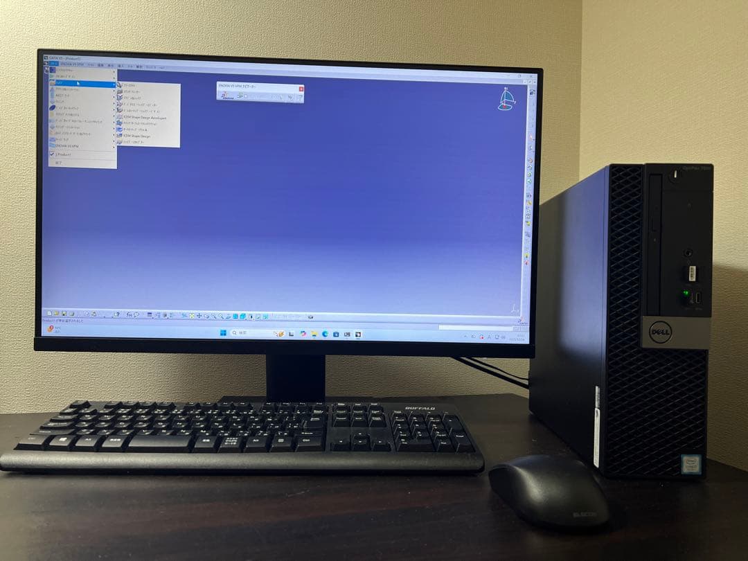 Dell, win 11, cad Catia v5 R20インストール済み