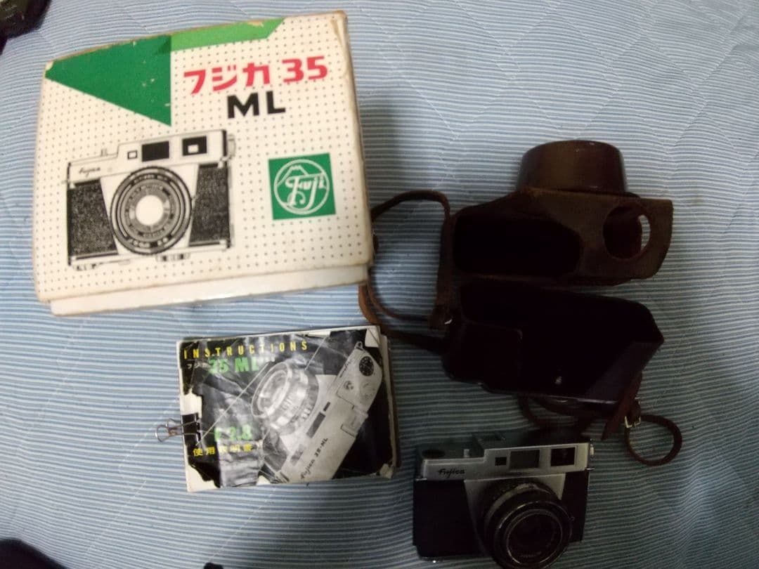 Fujica 35 ML 皮ケース 箱 説明書付き