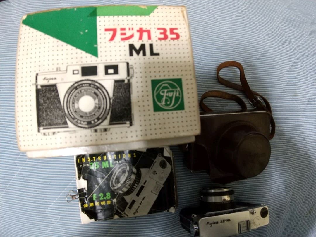 Fujica 35 ML 皮ケース 箱 説明書付き