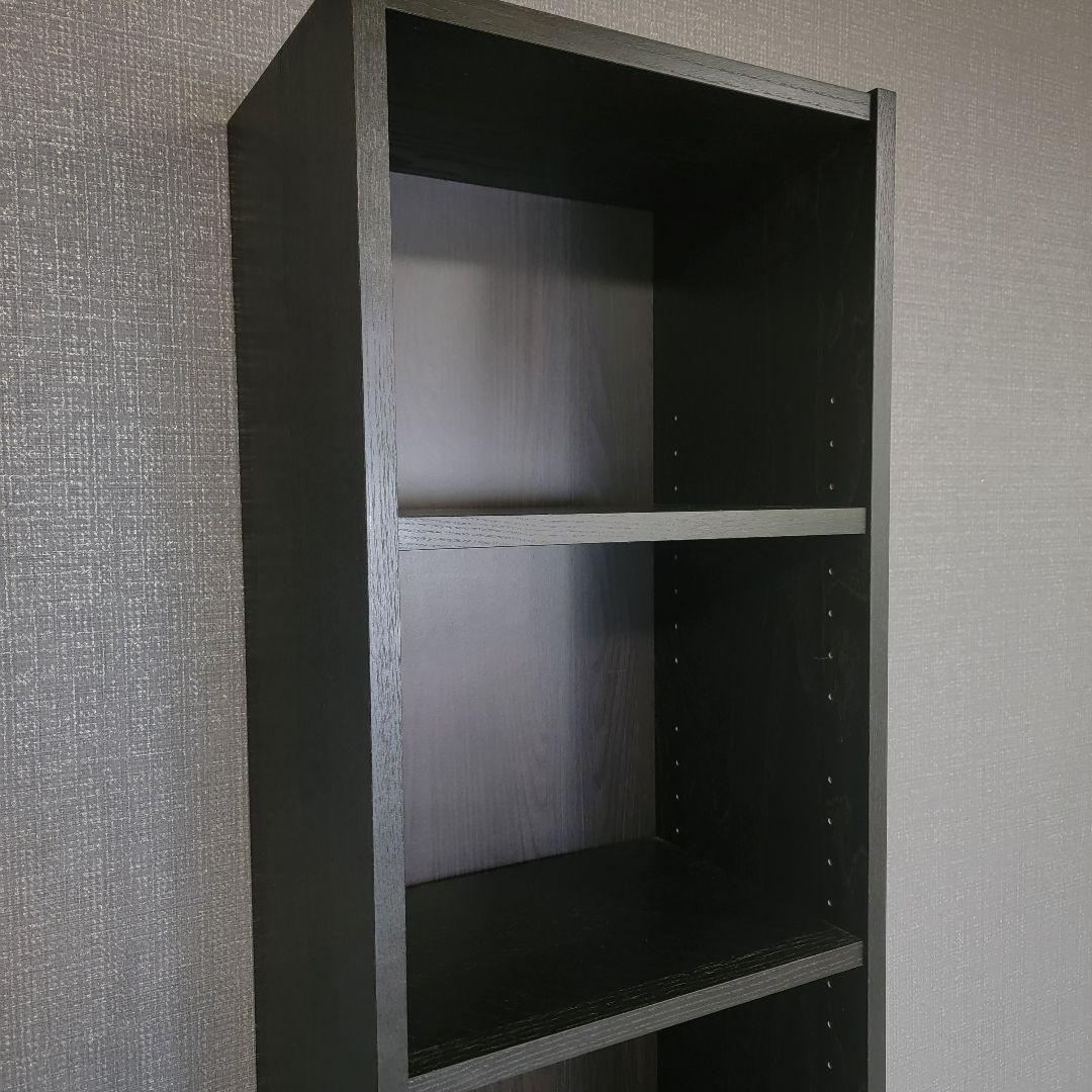 HIRO IKEA BILLY ビリー本棚, ブラック オーク調,