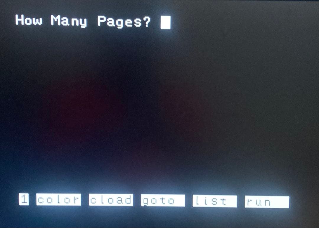 PC-6001mk2 本体　（コンデンサ交換済）