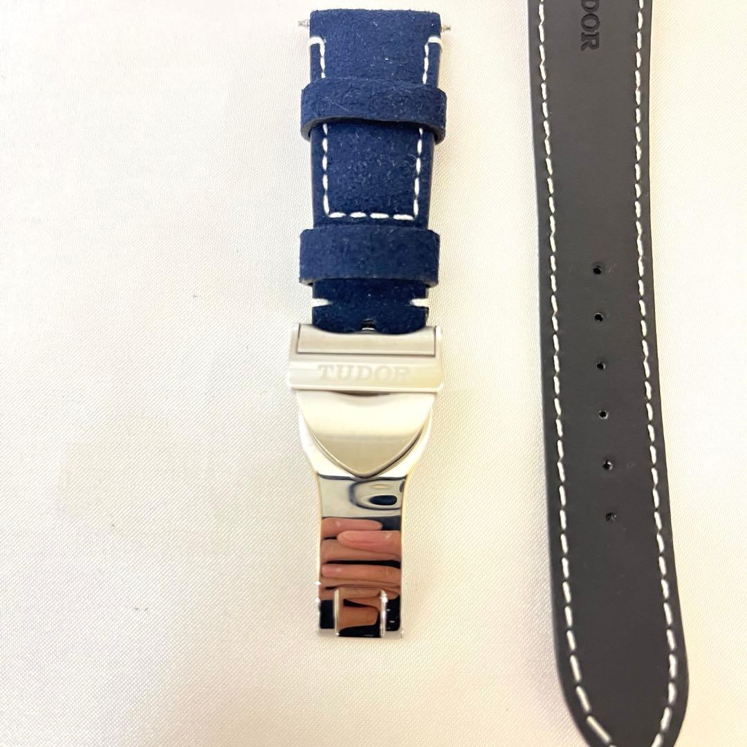 チューダー 純正 BB58用 ブルー“ソフトタッチ”ストラップ 新品・