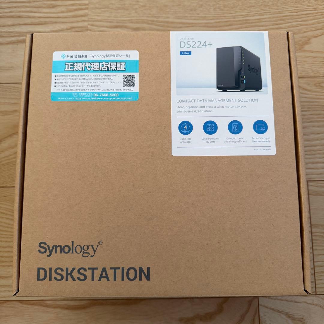 Synology DS224+ 未使用品 NAS本体