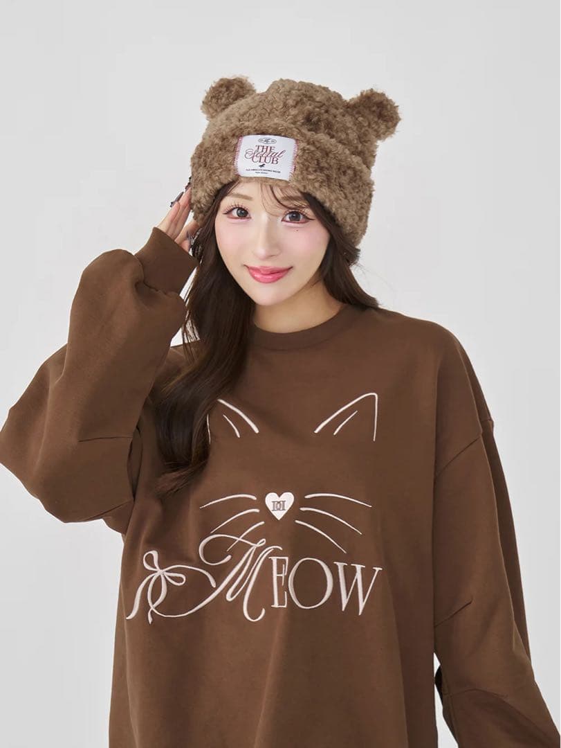 新品未開封 ダーリッチ テディベアハット モカ フリー ブラウン クマ