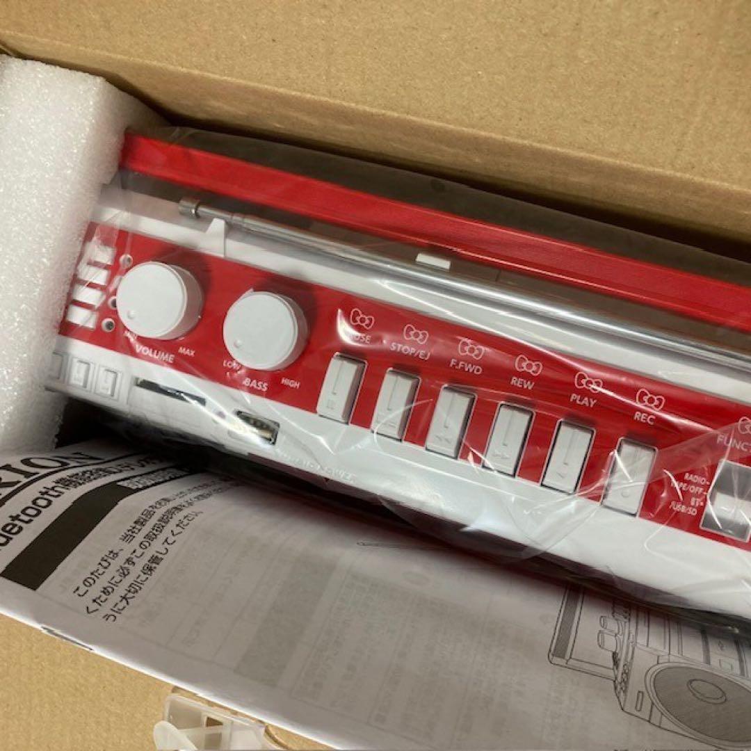 【新品】ハローキティ 50th 限定モデル Bluetoothラジカセ オリオン