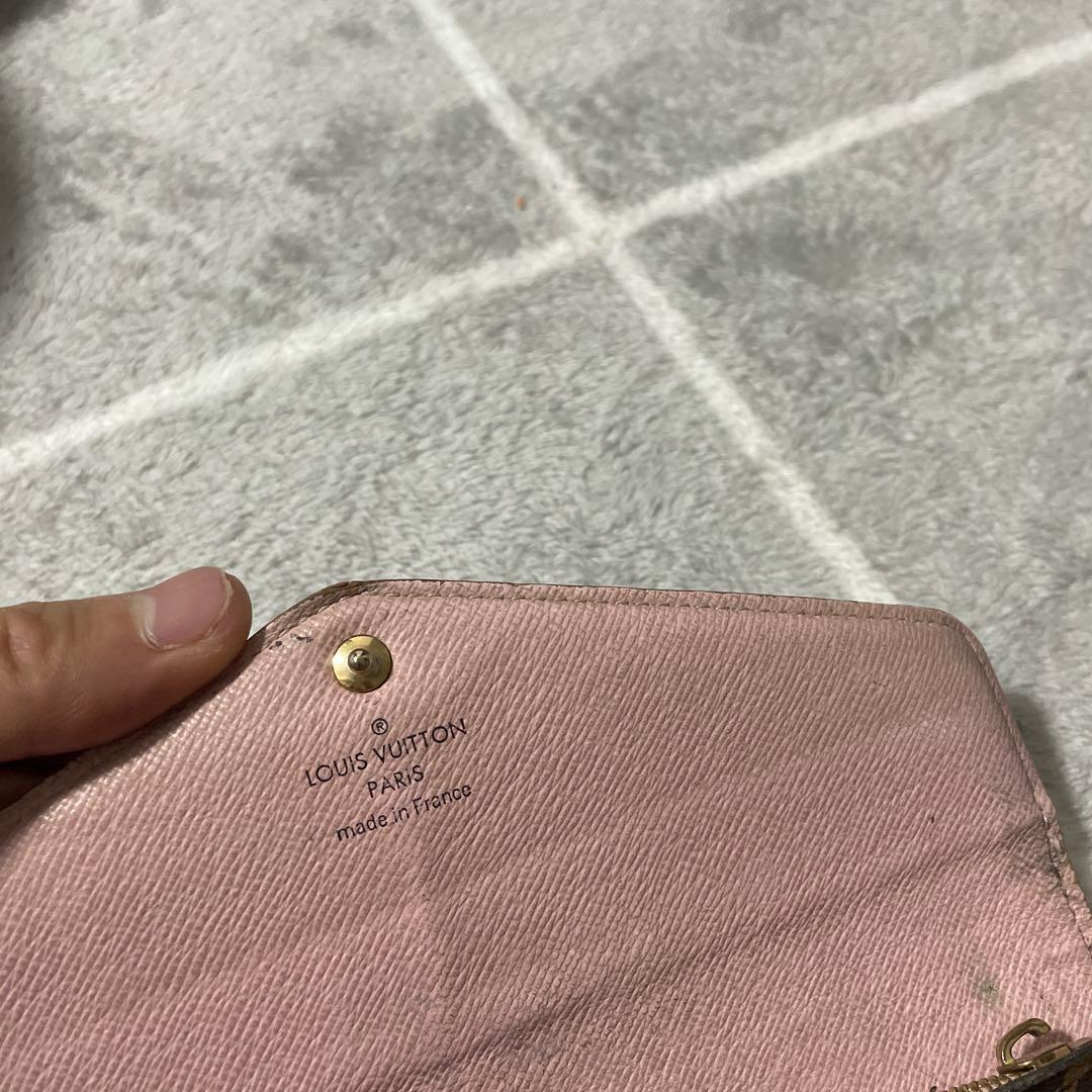 Louis Vuitton モノグラム 長財布　少し訳あり