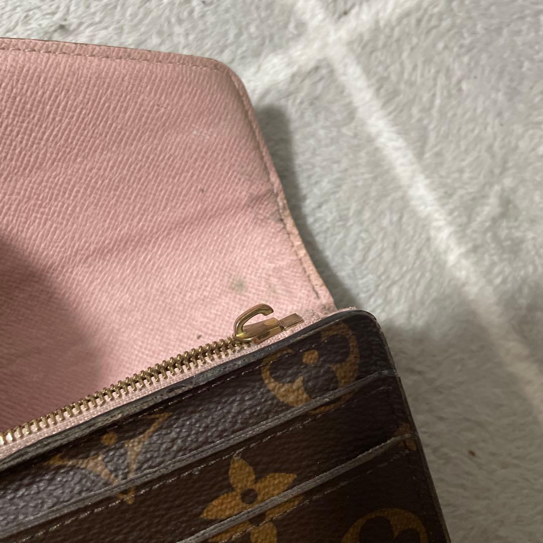 Louis Vuitton モノグラム 長財布　少し訳あり