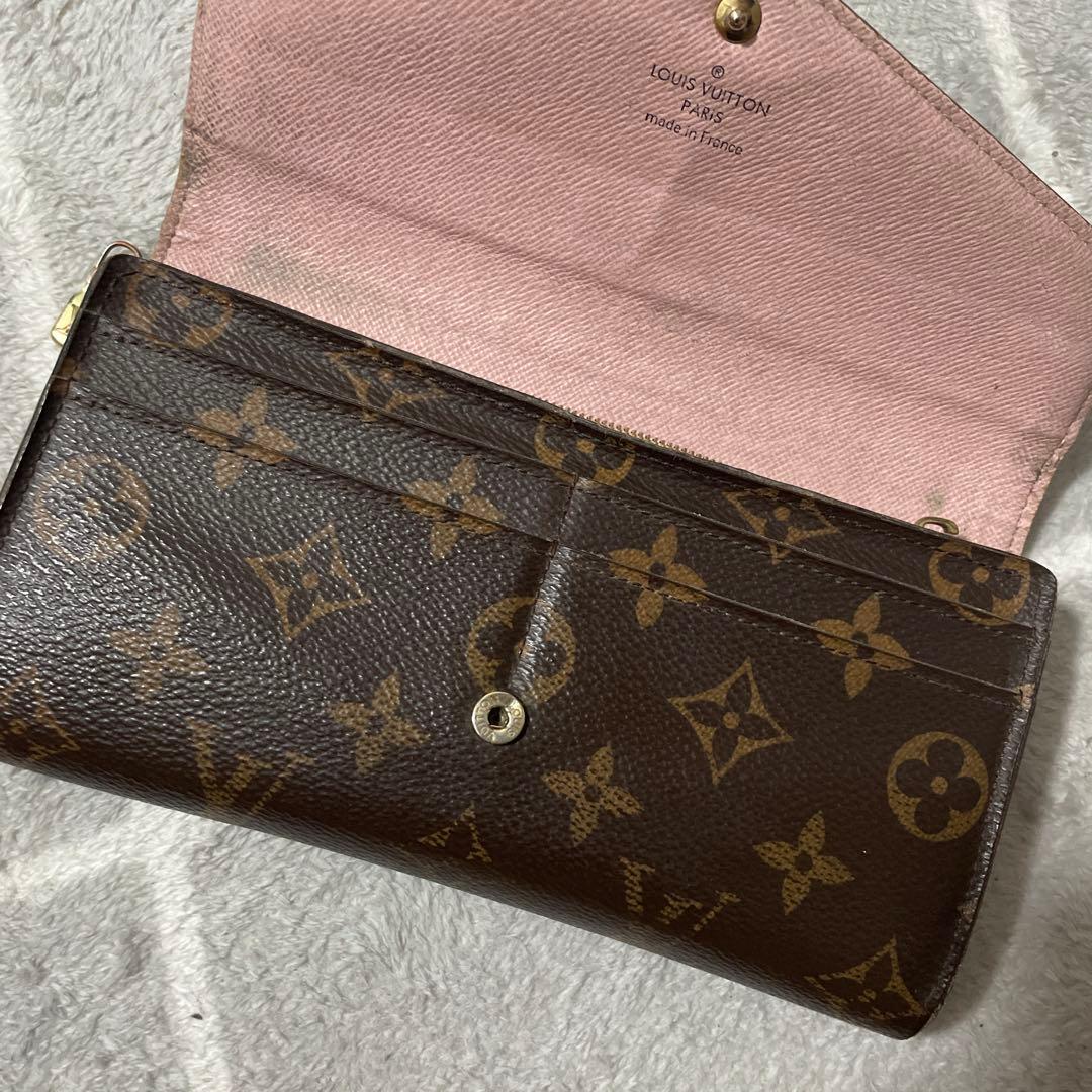 Louis Vuitton モノグラム 長財布　少し訳あり