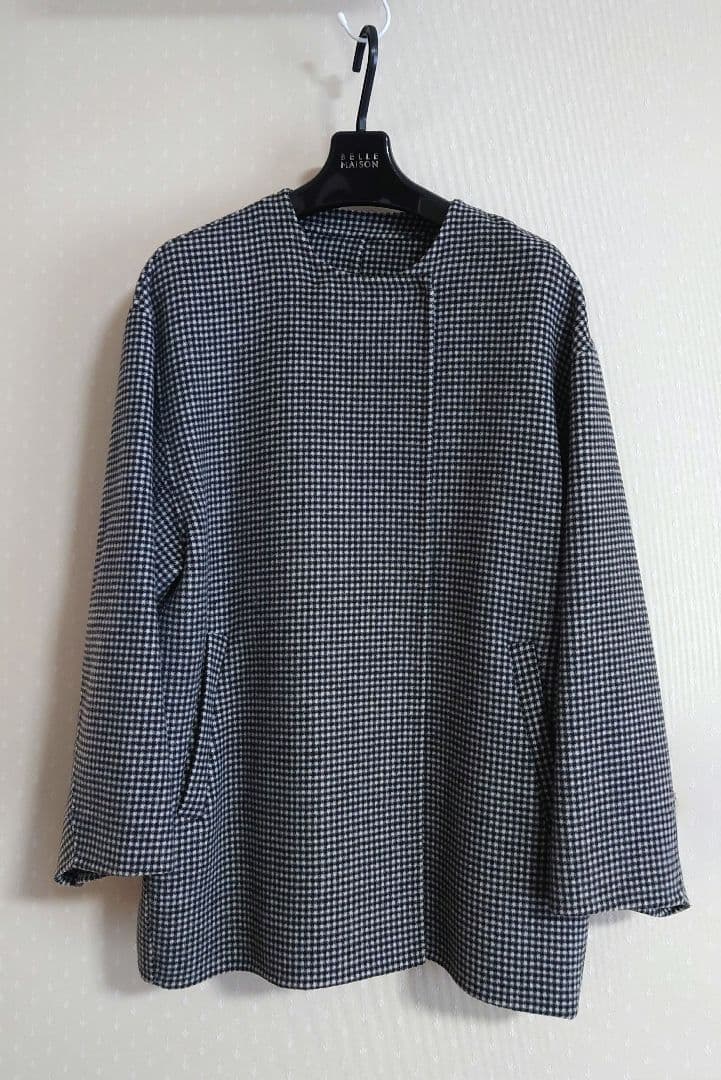 SLOBE IENA HAMILTON ダブルフェイスウールショートコート