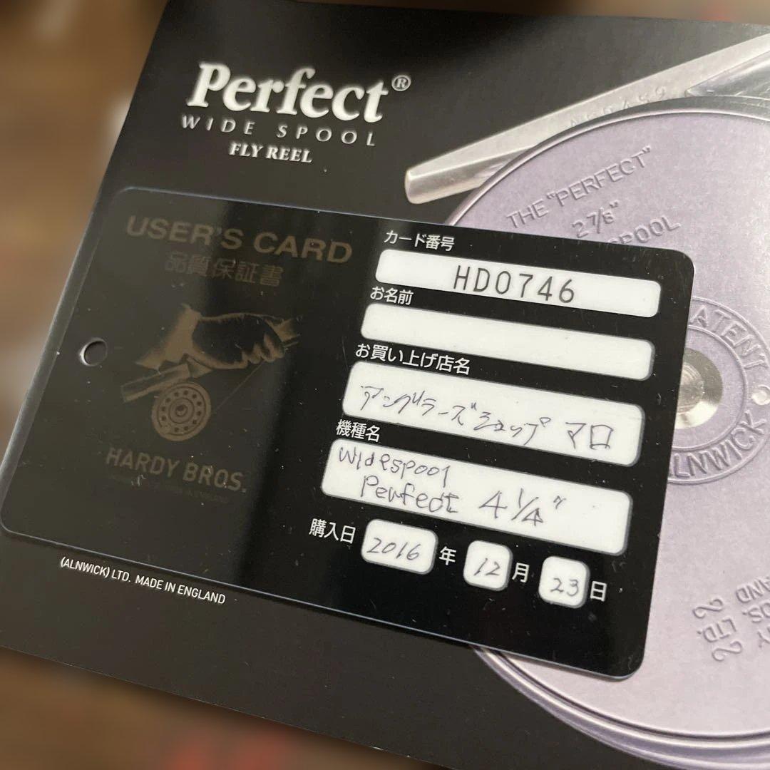 極美品 HARDY Wide spool perfect 4 1/4″ ハーディ