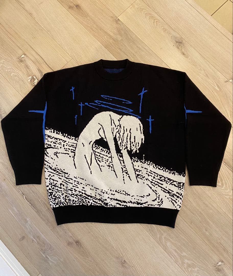 新世紀エヴァンゲリオン 旧劇場版　 リリス 綾波レイ ニット　y2k opium