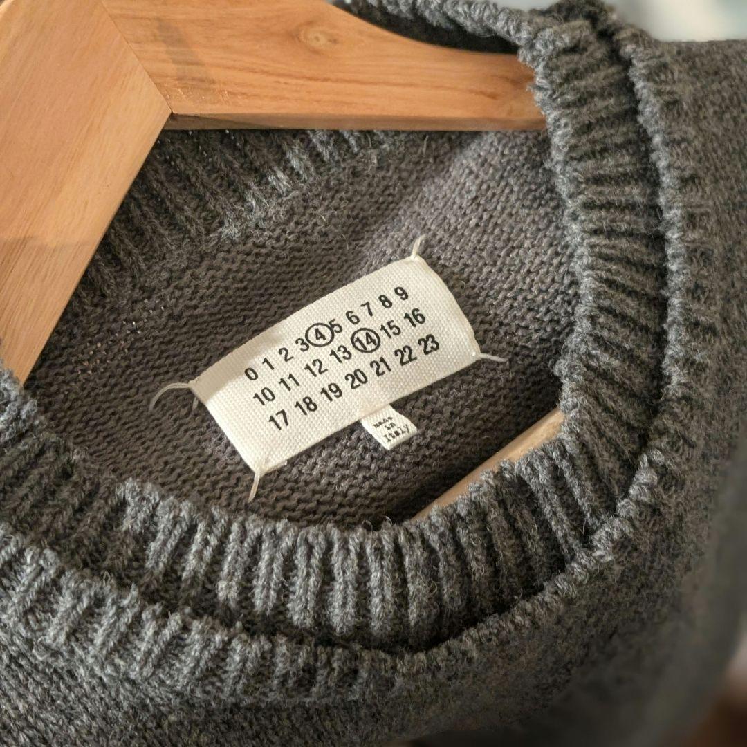 maison margiela メゾンマルジェラ エルボーパッチニット