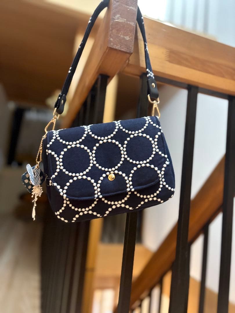 ミナペルホネン△ハンドメイド△ミディアムパン　肩ショルダー