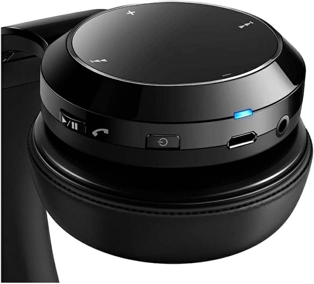 新品 パイオニア ワイヤレスヘッドホン Bluetooth ブラック シンプル