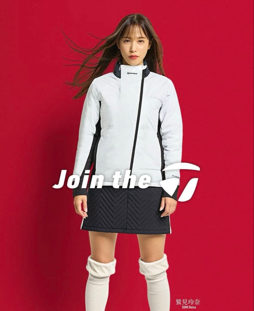 テーラーメイド 中綿アウター スカート ブラック セットアップ M