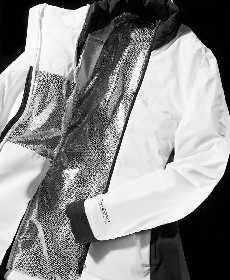 テーラーメイド 中綿アウター スカート ブラック セットアップ M