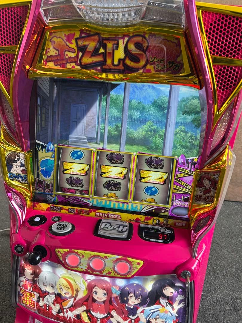 LスロットゾンビランドサガＡ1 メインパネル　スマスロ　実機　家庭用　送料込み